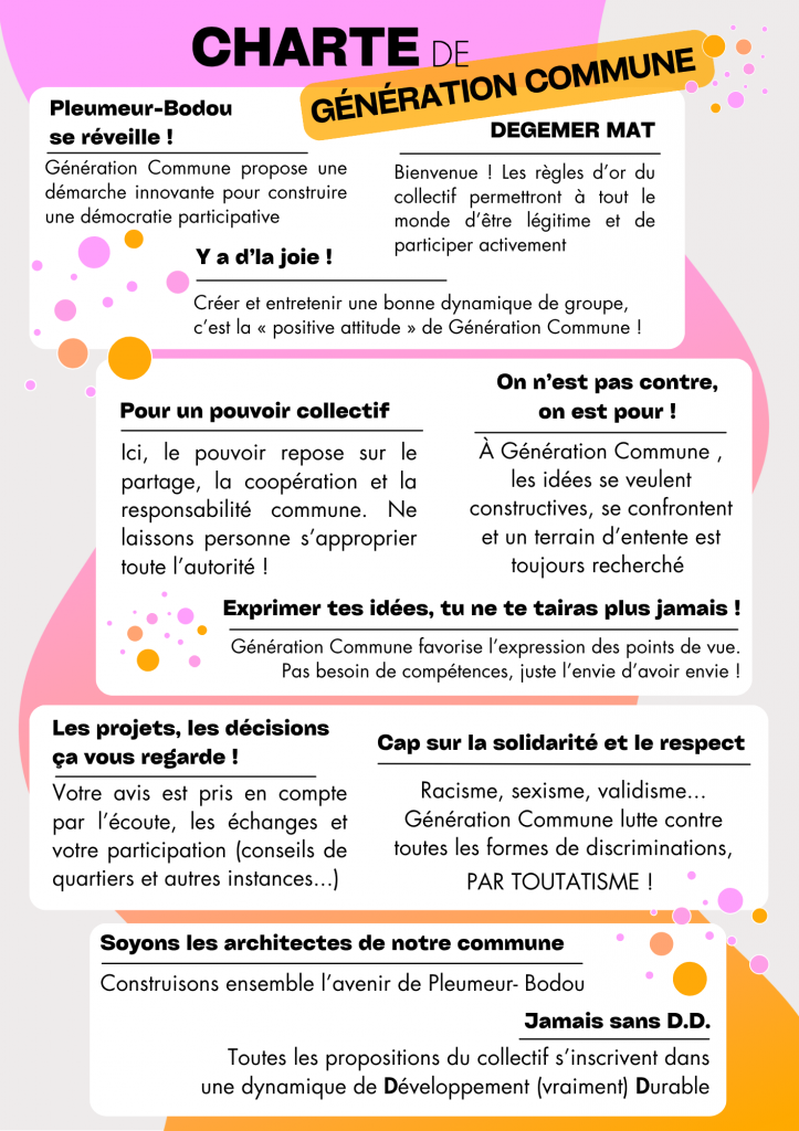 Charte Génération Commune